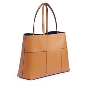 Tory Burch Block-T tote Carmel brown leather